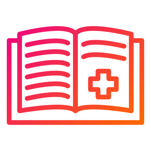 libro medico Generic gradient outline icona