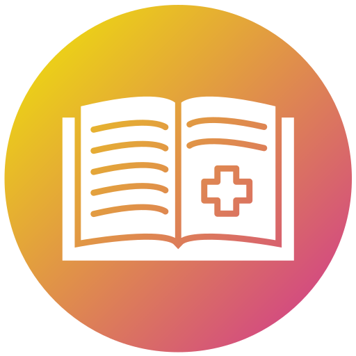 książka medyczna Generic gradient fill ikona