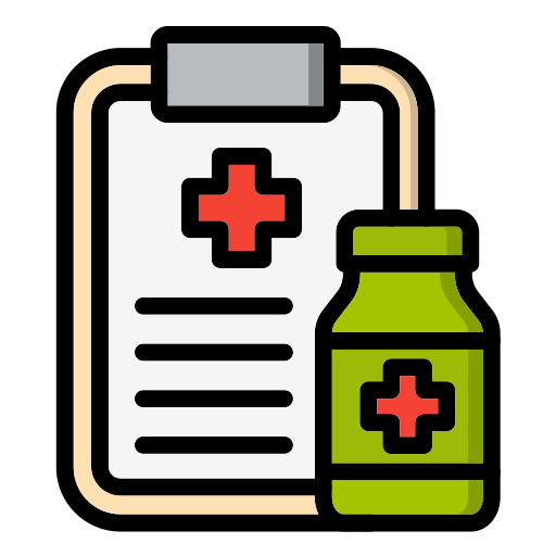 prescription médicale Generic color lineal-color Icône