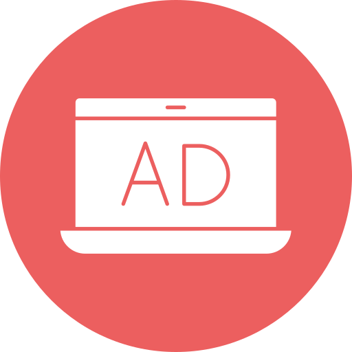 online advertising Generic color fill icon