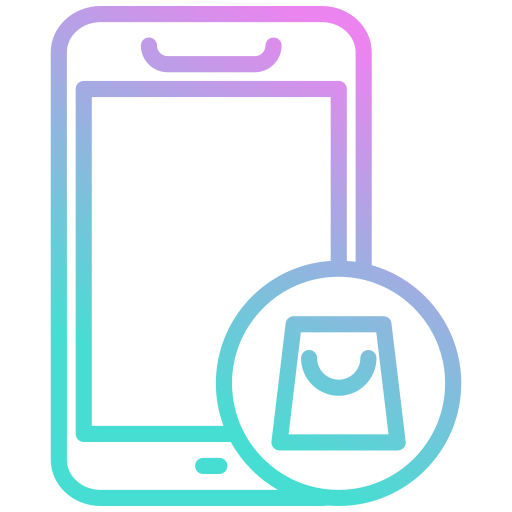 mobile applikation Generic gradient outline icon