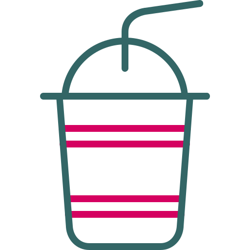 zimny napój Generic color outline ikona