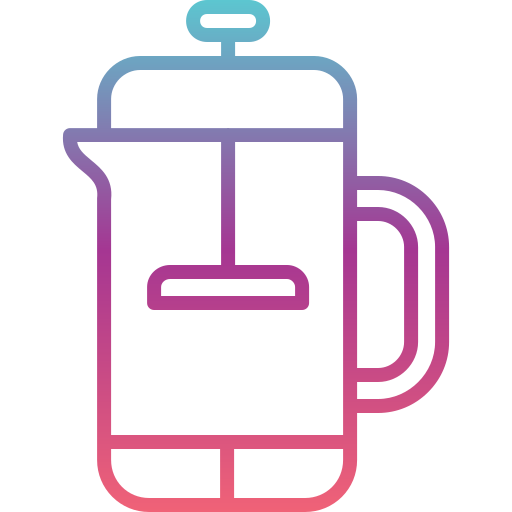 French press Generic gradient outline icon