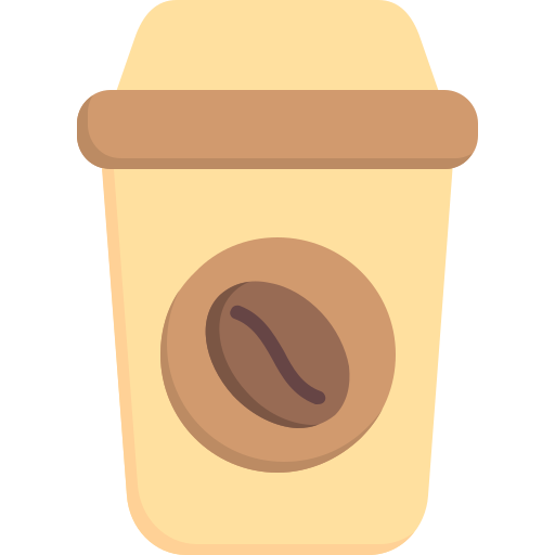 Чашка кофе Generic color fill иконка