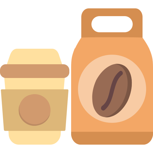 커피 백 Generic color fill icon