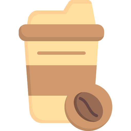 filiżanka kawy Generic color fill ikona