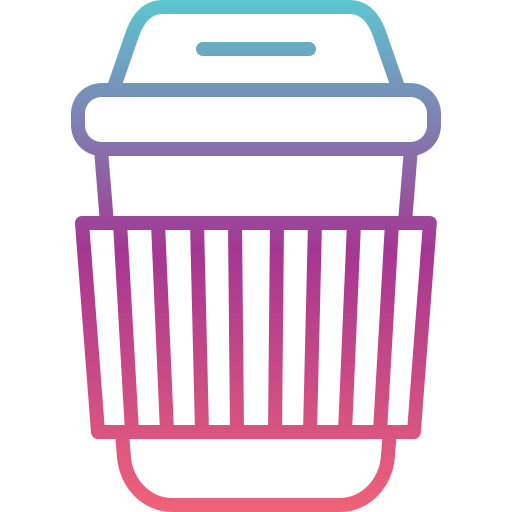 Paper Cup Generic gradient outline icon