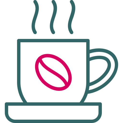 café caliente Generic color outline icono