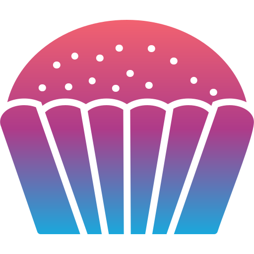 muffin Generic gradient fill icoon