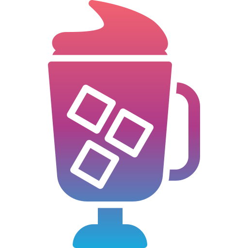 Ice Coffee Generic gradient fill icon