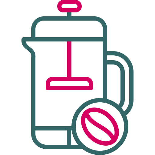French press Generic color outline icon