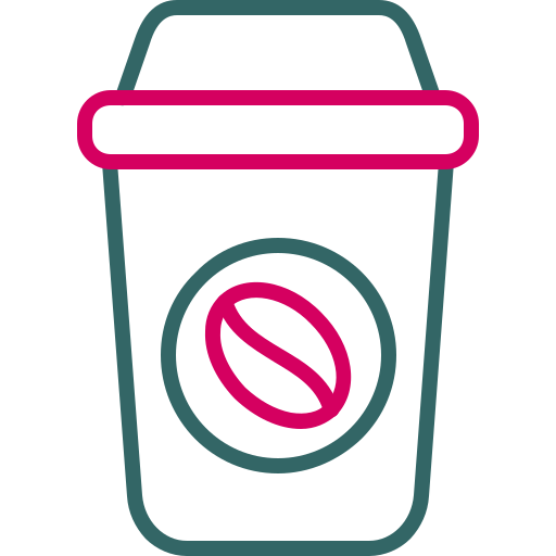Чашка кофе Generic color outline иконка
