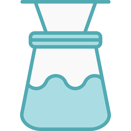 kaffeefilter Generic color lineal-color icon