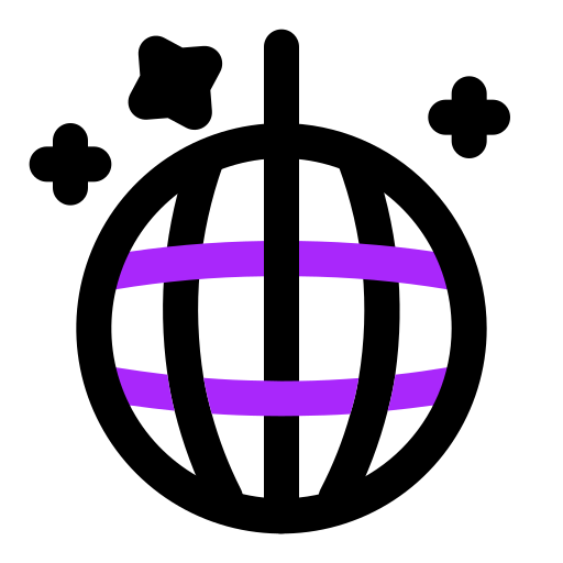 디스코 라이트 Generic color outline icon