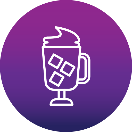 Ice Coffee Generic gradient fill icon