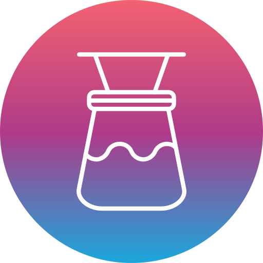koffie filter Generic gradient fill icoon
