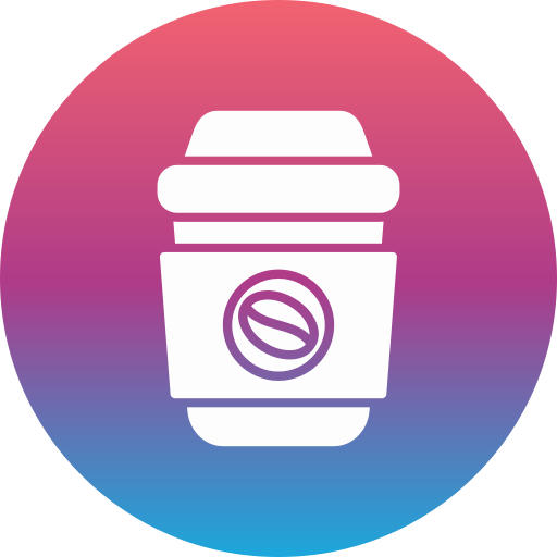 コーヒーカップ Generic gradient fill icon