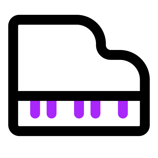 piano Generic color outline icono