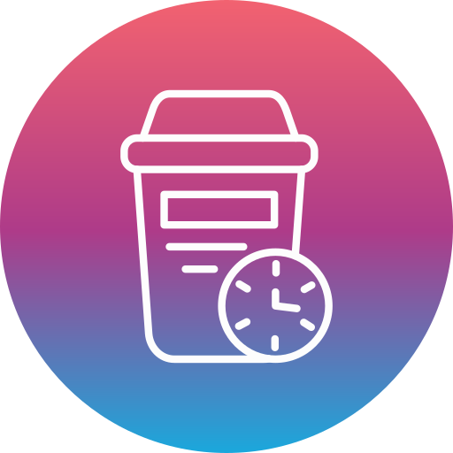 コーヒータイム Generic gradient fill icon