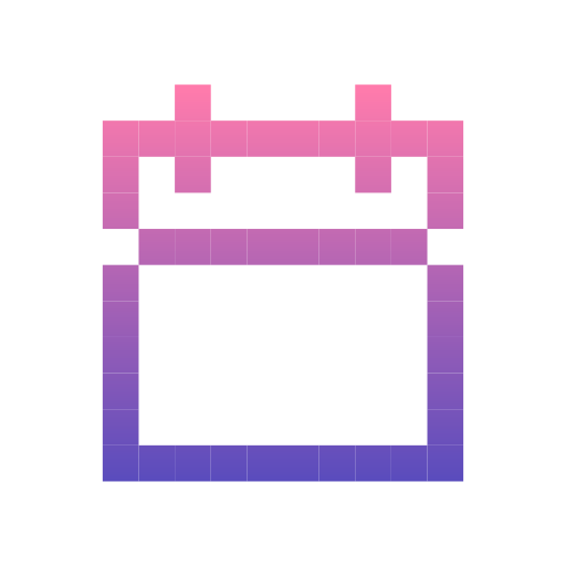 カレンダー Generic gradient outline icon