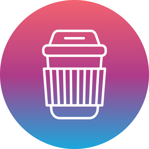 Paper Cup Generic gradient fill icon