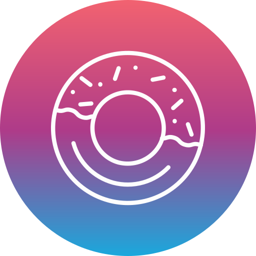 Donut Generic gradient fill icon