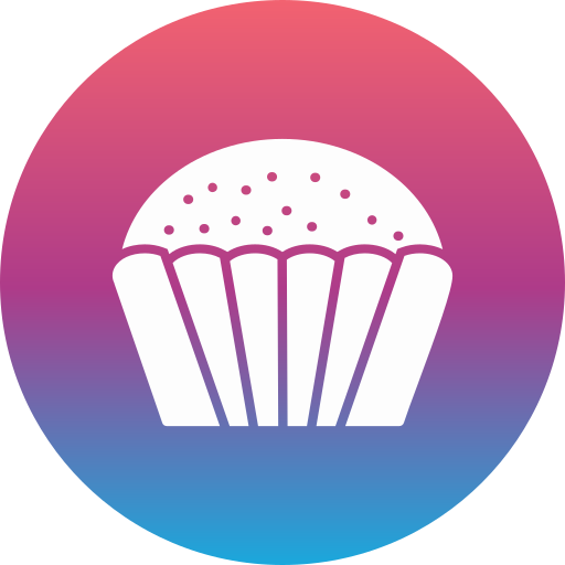 muffin Generic gradient fill icoon