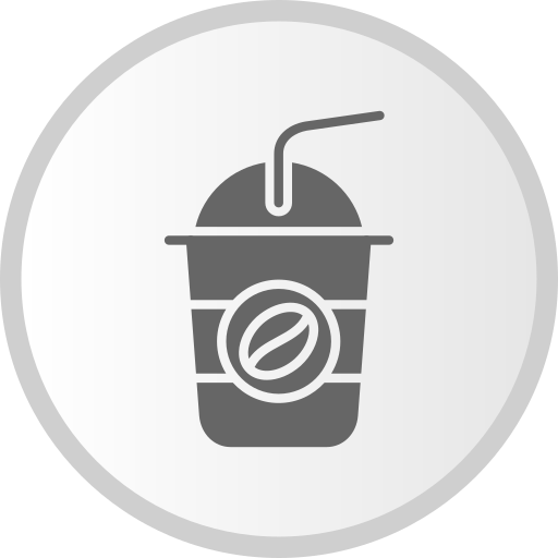 Ice Coffee Generic gradient fill icon