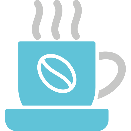 뜨거운 커피 Generic color fill icon