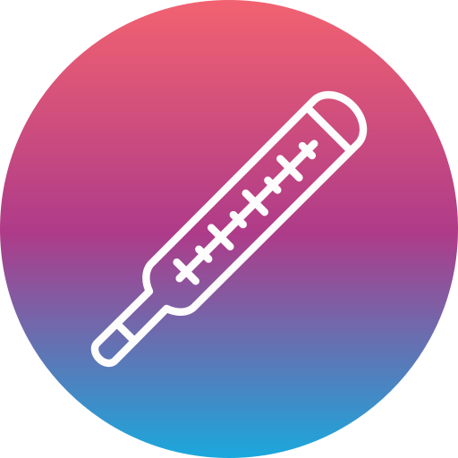 thermometer Generic gradient fill icoon