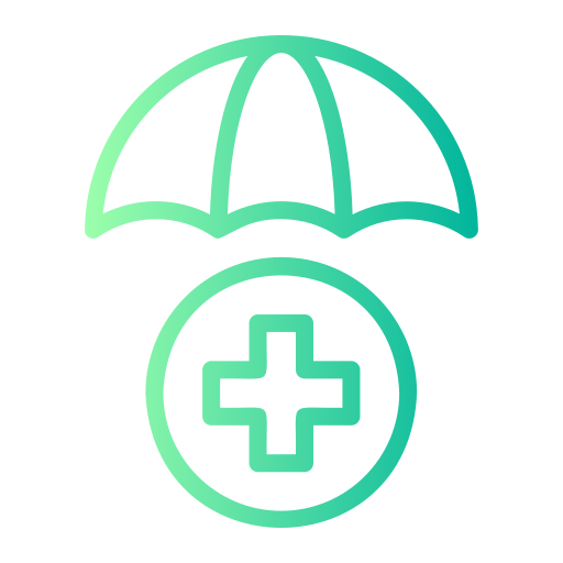 医療保険 Generic gradient outline icon