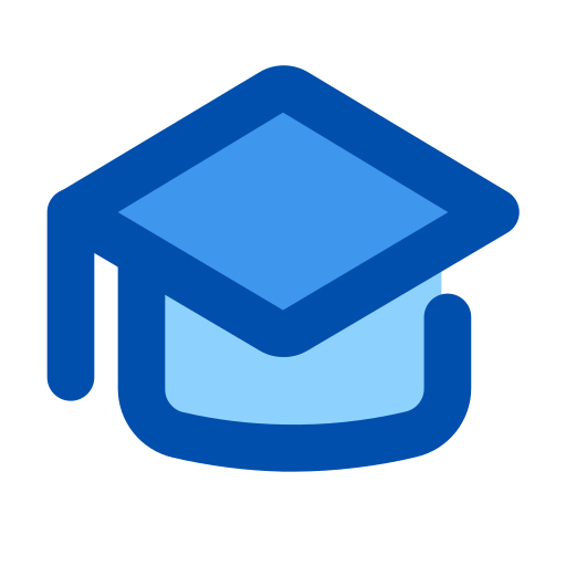 sombrero de graduacion Generic color lineal-color icono