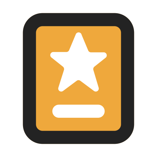 Star Generic color lineal-color icon