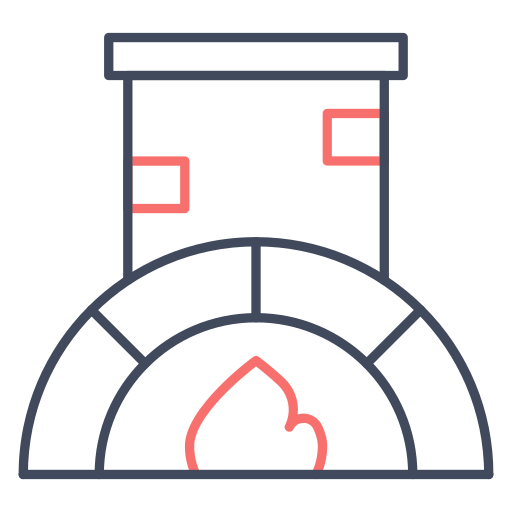 Stone oven Generic color outline icon