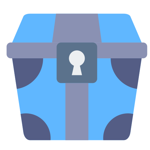 Treasure Chest Generic color fill icon