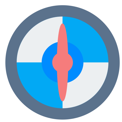 Compass Generic color fill icon
