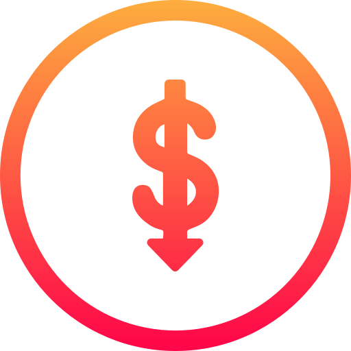 Dollar Generic gradient fill icon