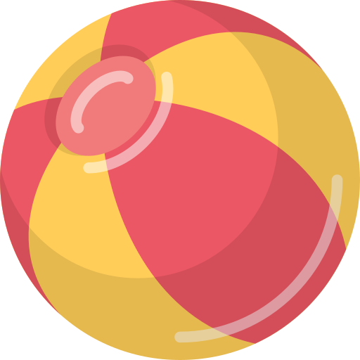 piłka plażowa Generic color fill ikona