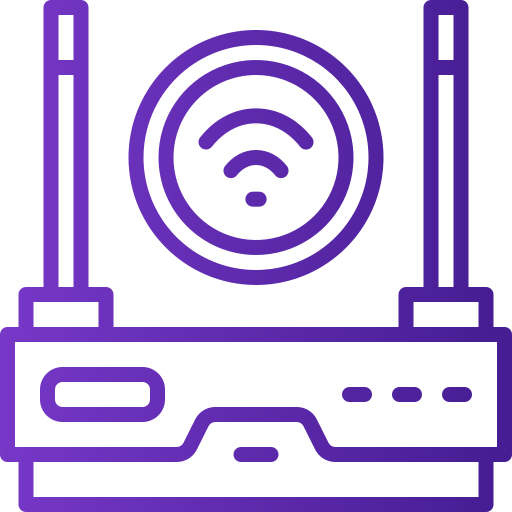router inalámbrico Generic gradient outline icono
