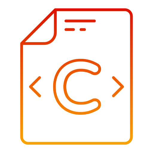 c ++ Generic gradient outline Icône