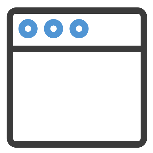 브라우저 Generic color outline icon
