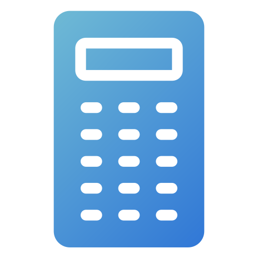 Calculator Generic gradient fill icon