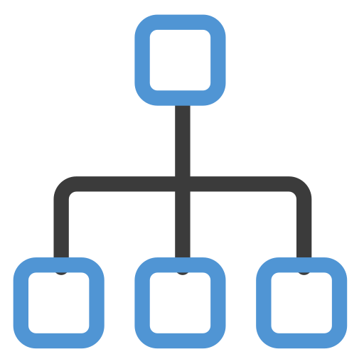 hierarchie Generic color outline icon