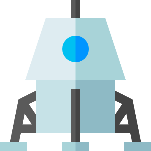 Spacecraft Basic Straight Flat icon