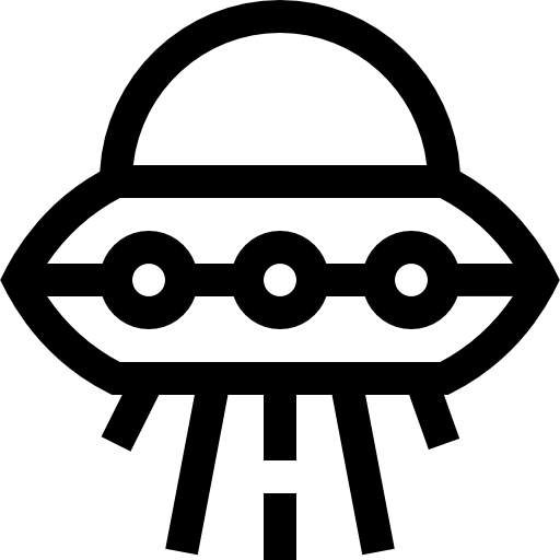 ufo Basic Straight Lineal ikona