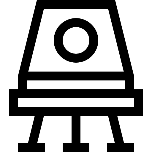 kapsuła kosmiczna Basic Straight Lineal ikona