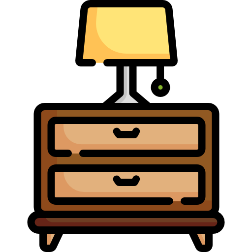 Night stand Special Lineal color icon