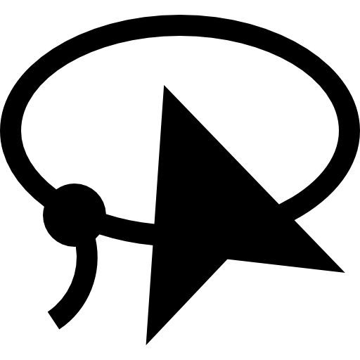 lazo Basic Straight Filled icono