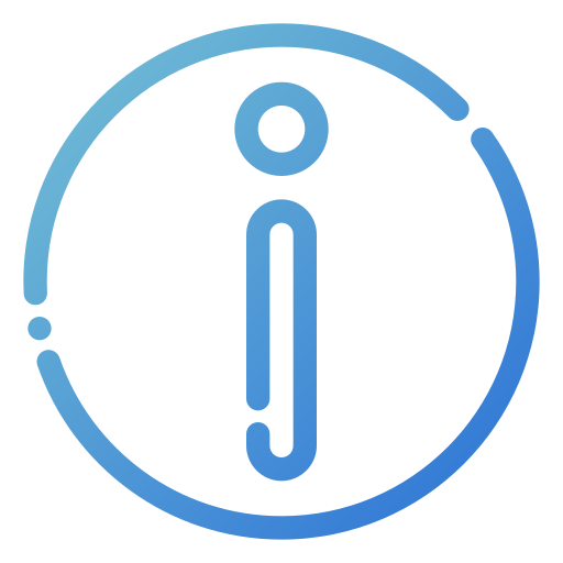 informações Generic gradient outline Ícone