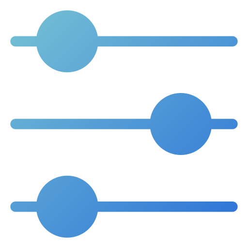 スライダー Generic gradient fill icon